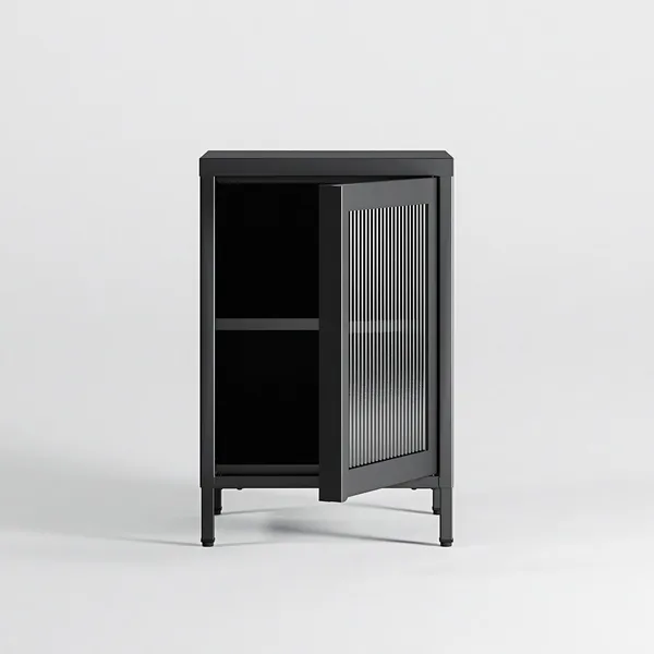 Store Bedside Table Anthracite Grey