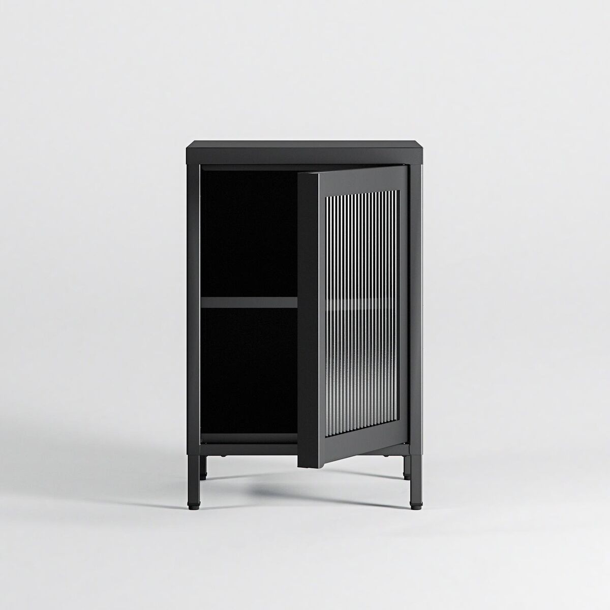 Store Bedside Table Anthracite Grey