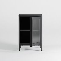 Store Bedside Table Anthracite Grey