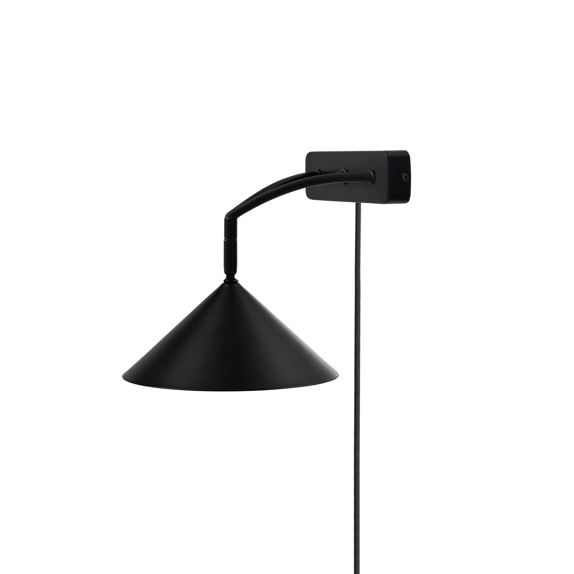 Curve Vegglampe Sort