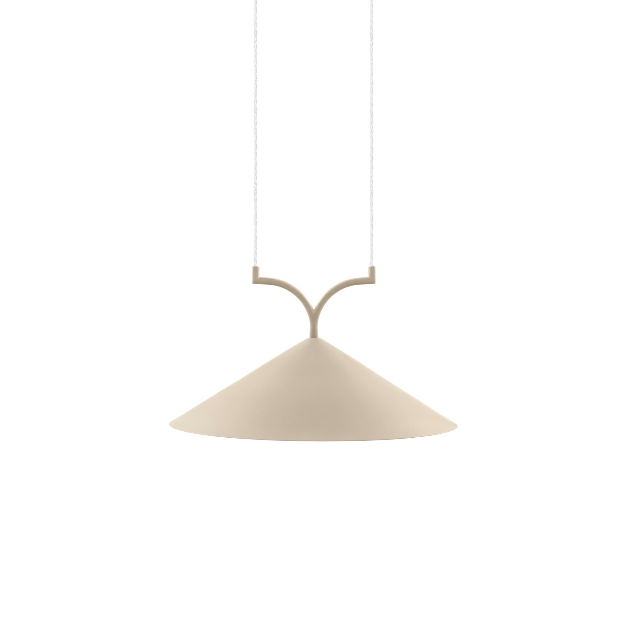 Curve 50 Taklampa Beige