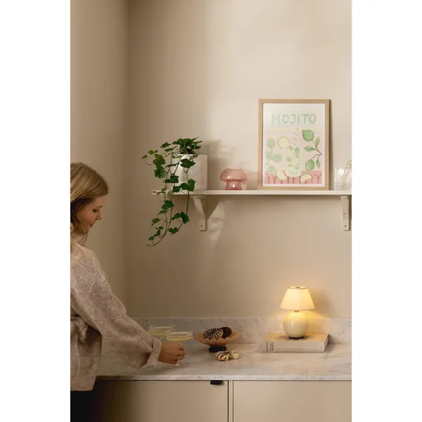 Iris 16 Tragbare Lampe Creme