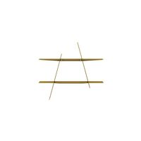 A-Shelf Shelf Medium 52x9x46 Brass