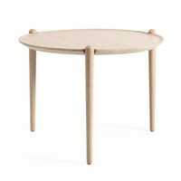Aria Couchtisch Ø60 Eiche Hochglanz