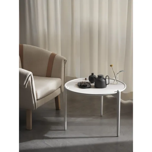 Aria Coffee Table Ø50 Low Light Oak