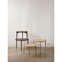 Aria Coffee Table Ø50 Low Dark Oak