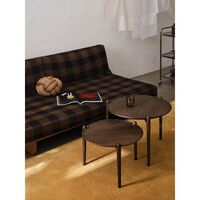 Aria Coffee Table Ø50 Low Dark Oak