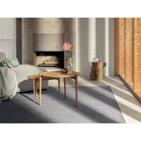 Aria Coffee Table Ø50 Low Dark Oak