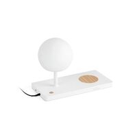 NIKO Tafellamp Mat Wit/Glas