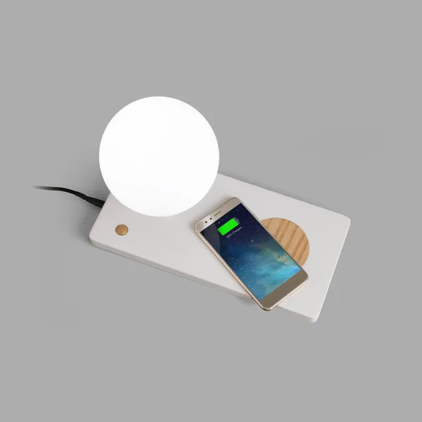 NIKO Tafellamp Mat Wit/Glas