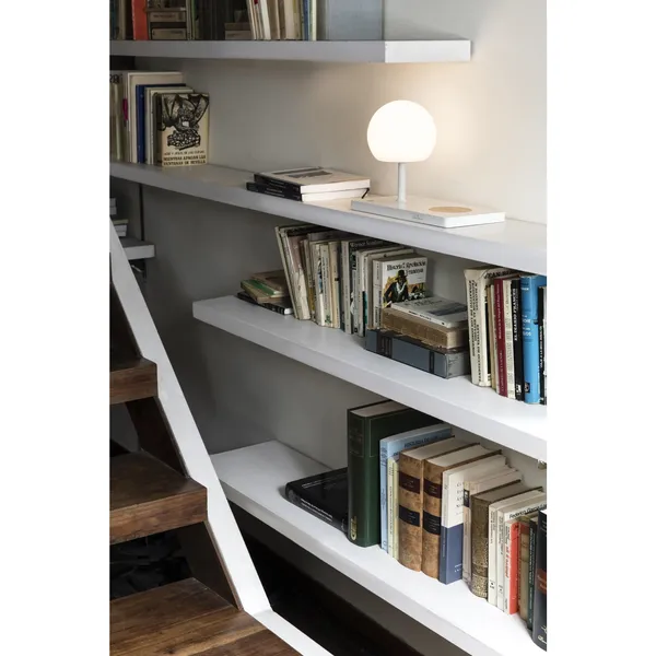 NIKO Tafellamp Mat Wit/Glas