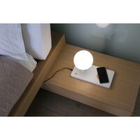 NIKO Tafellamp Mat Wit/Glas