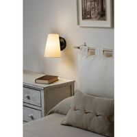 LUPE Vegglampe Sort/ Beige