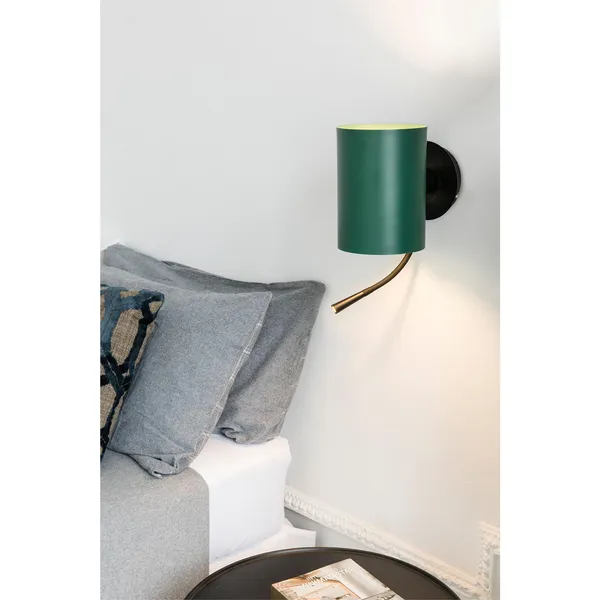 GUADALUPE Applique Murale Orientable Noir/ Vert
