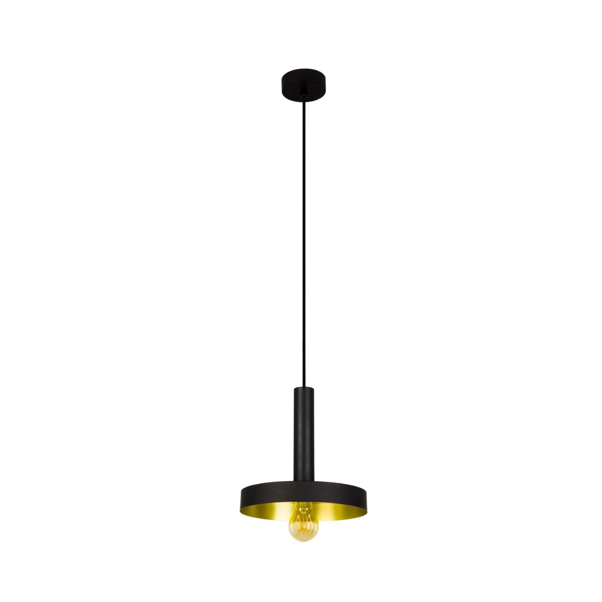 WHIZ Taklampa Svart/Satin Guld