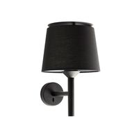 SAVORY Vegglampe Sort