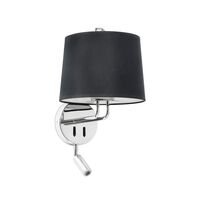 MONTREAL Wall Lamp Adjustable Chrome/ Black