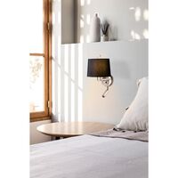 MONTREAL Wall Lamp Adjustable Chrome/ Black