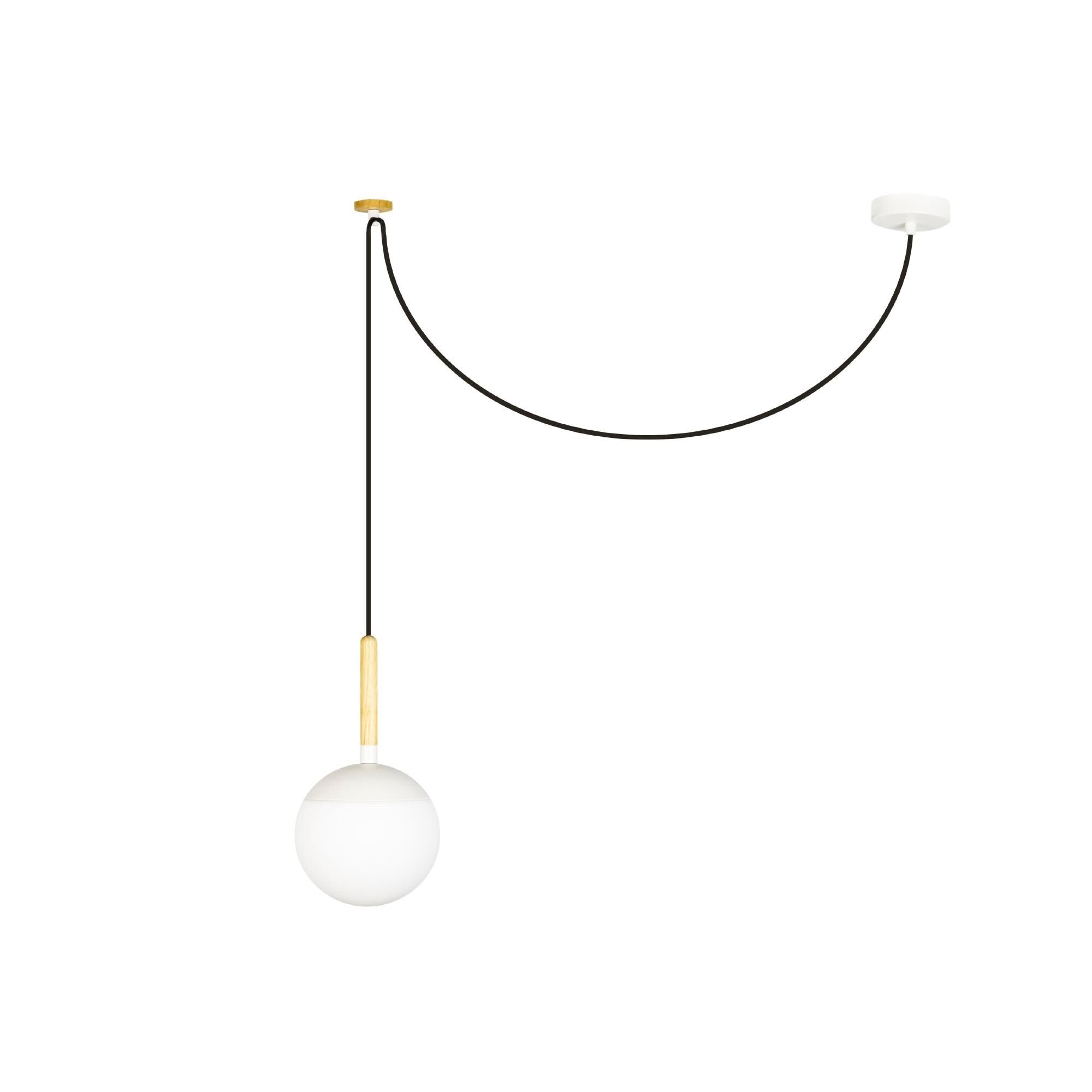 MINE Taklampa Matt Vit/ Glas