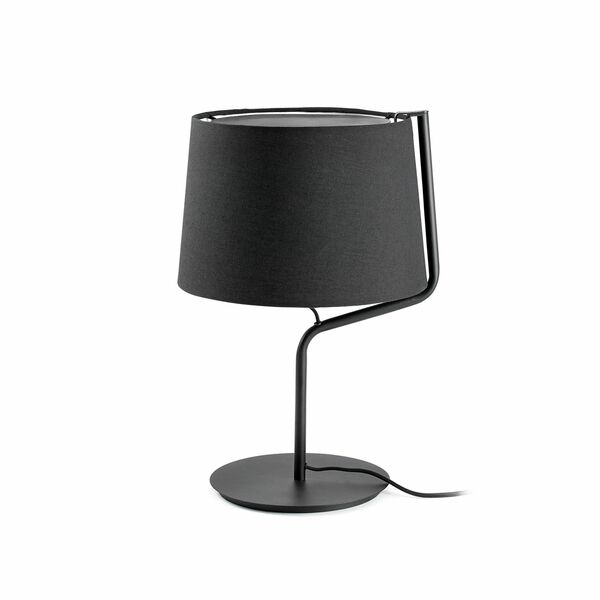 BERNI Tischlampe Schwarz