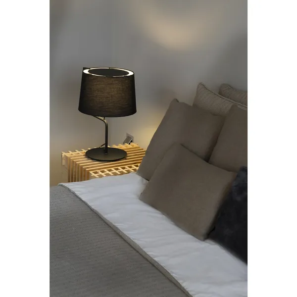 BERNI Tischlampe Schwarz