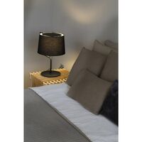 BERNI Tischlampe Schwarz