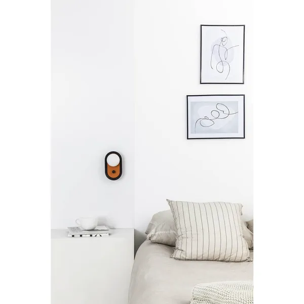 MAYA Wandlampe Schwarz/Matt