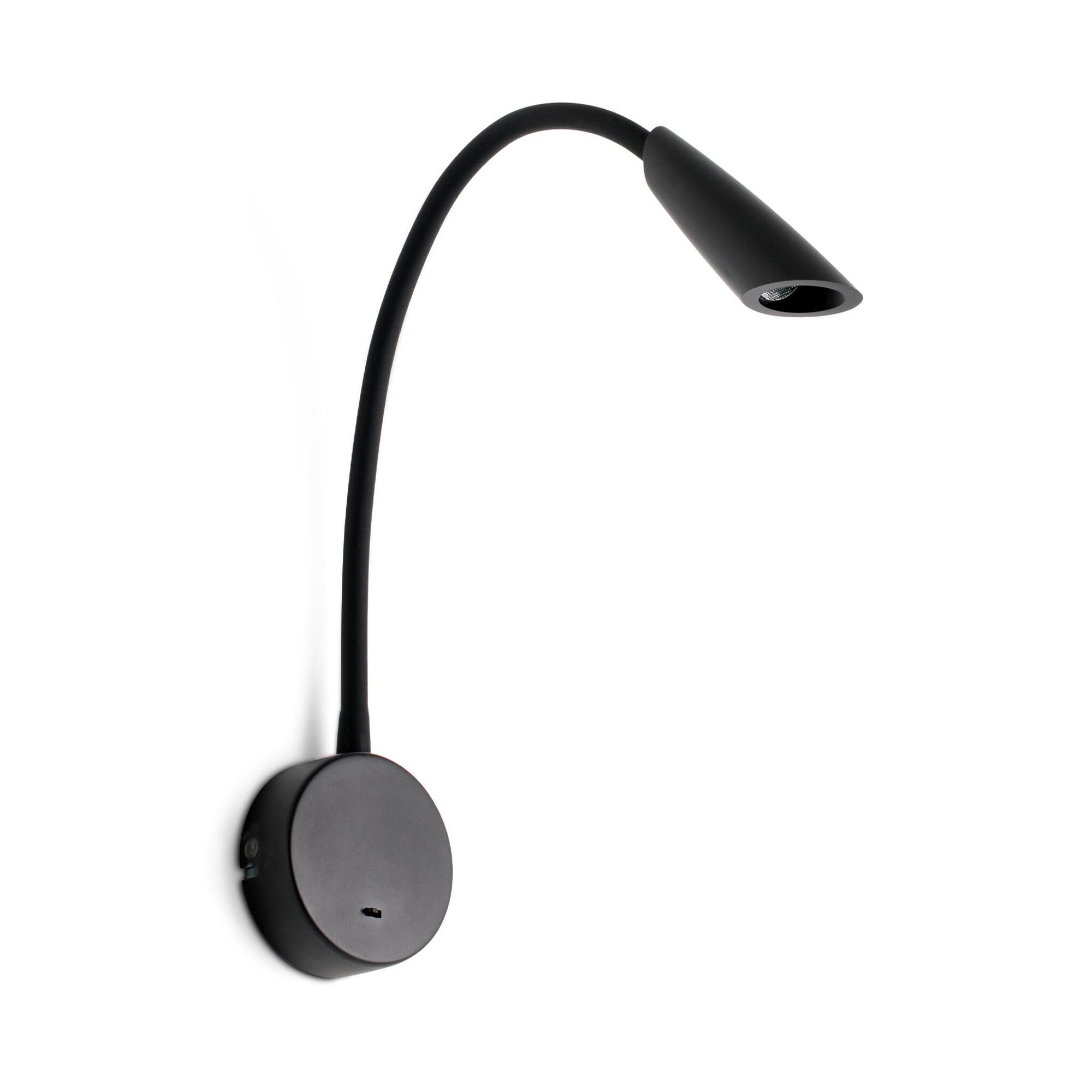 BOKEN V&auml;gglampa Svart