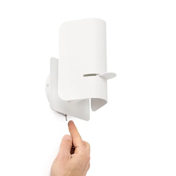 SMILE Wandlamp Mat Wit