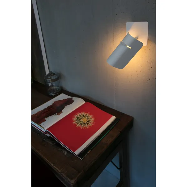 SMILE Wandlamp Mat Wit