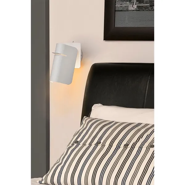SMILE Wandlamp Mat Wit