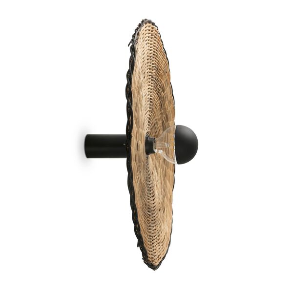 COSTAS 600 Wall/ Ceiling Light H14 Black/Rattan