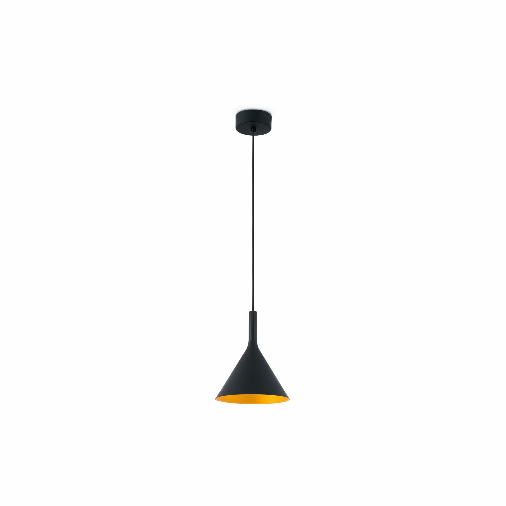 PAM 165 Taklampa Svart/Guld