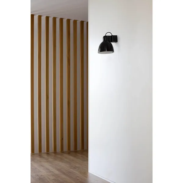 VENICE Vegglampe Matt Sort