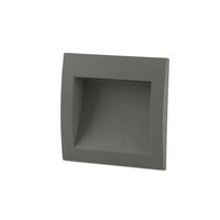 SEDNA SQ 90 Recessed Outdoor Lamp Dark Gray