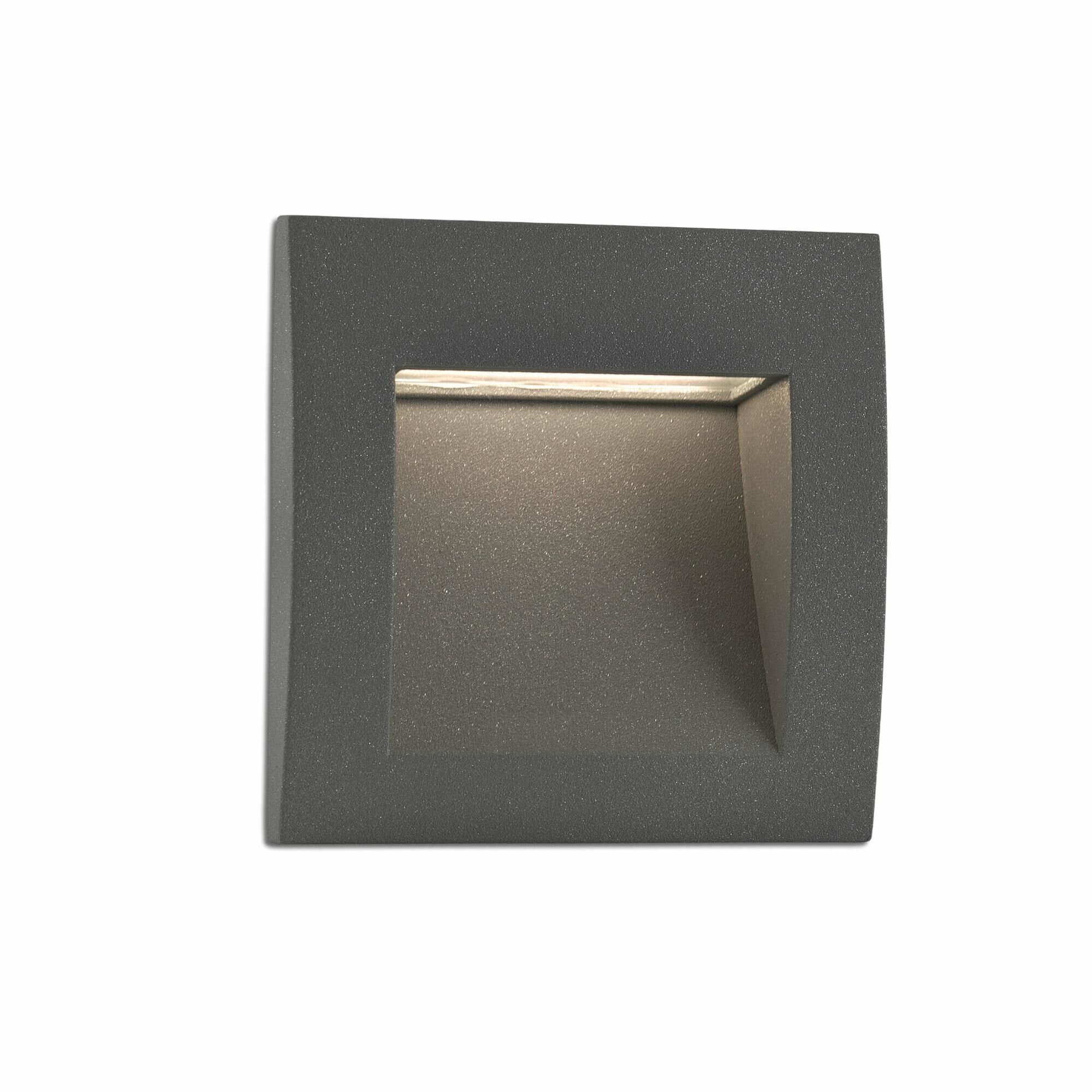 SEDNA SQ 140 Inbyggd Utomhuslampa M&ouml;rkgr&aring;