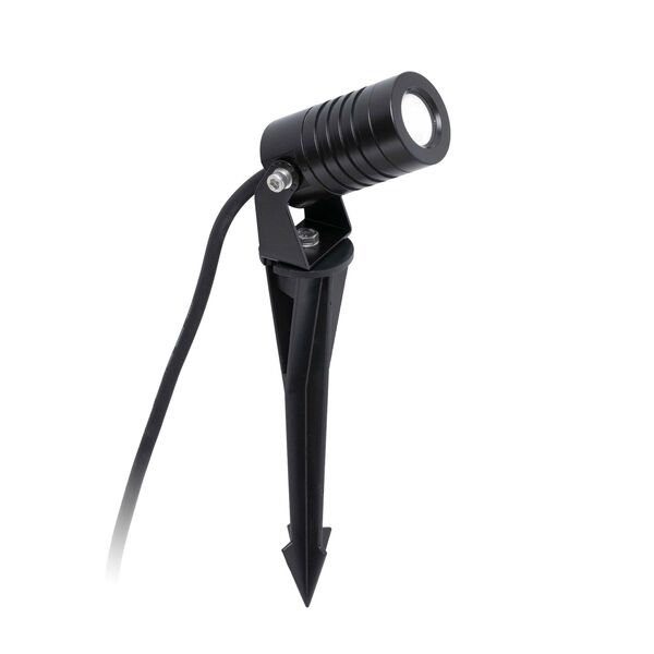 BALDER Lampada da Esterno con Picchetto Nero