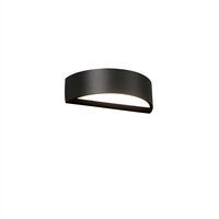OVAL Wandlampe Grau