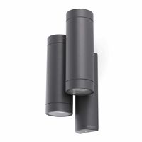 STEPS 4L Double Wandlampe Grau
