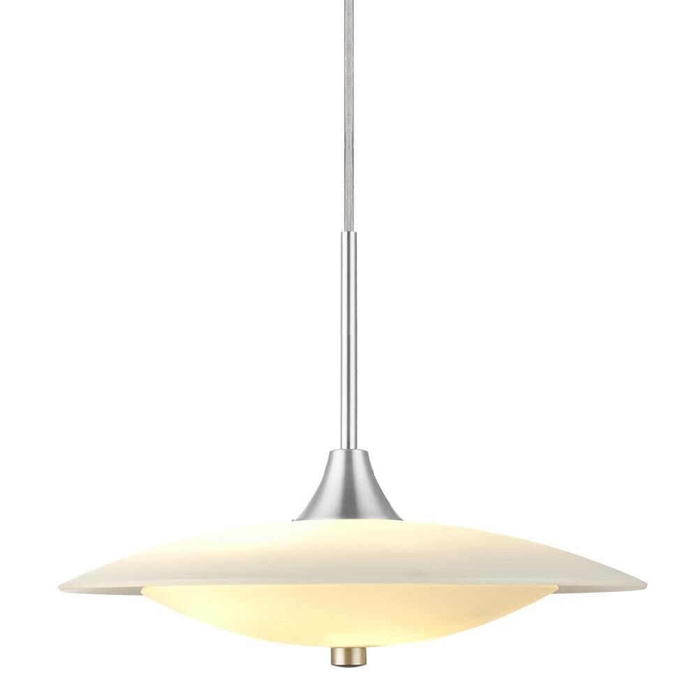 Baroni Taklampe É40 Opal/ Aluminium