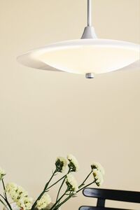 Baroni Lampa Wisząca Ø40 Opal/ Aluminiowy