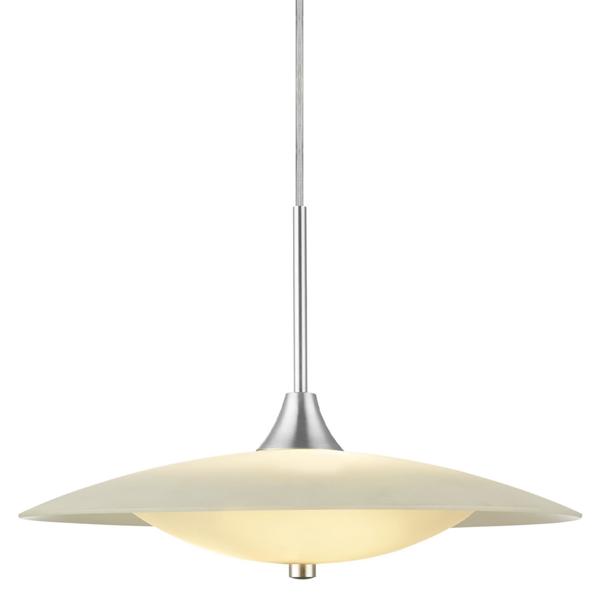 Baroni Taklampe É46 Opal/ Aluminium