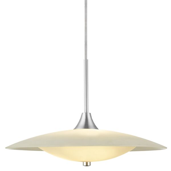 Baroni Pendel Ø46 Opal/Aluminium