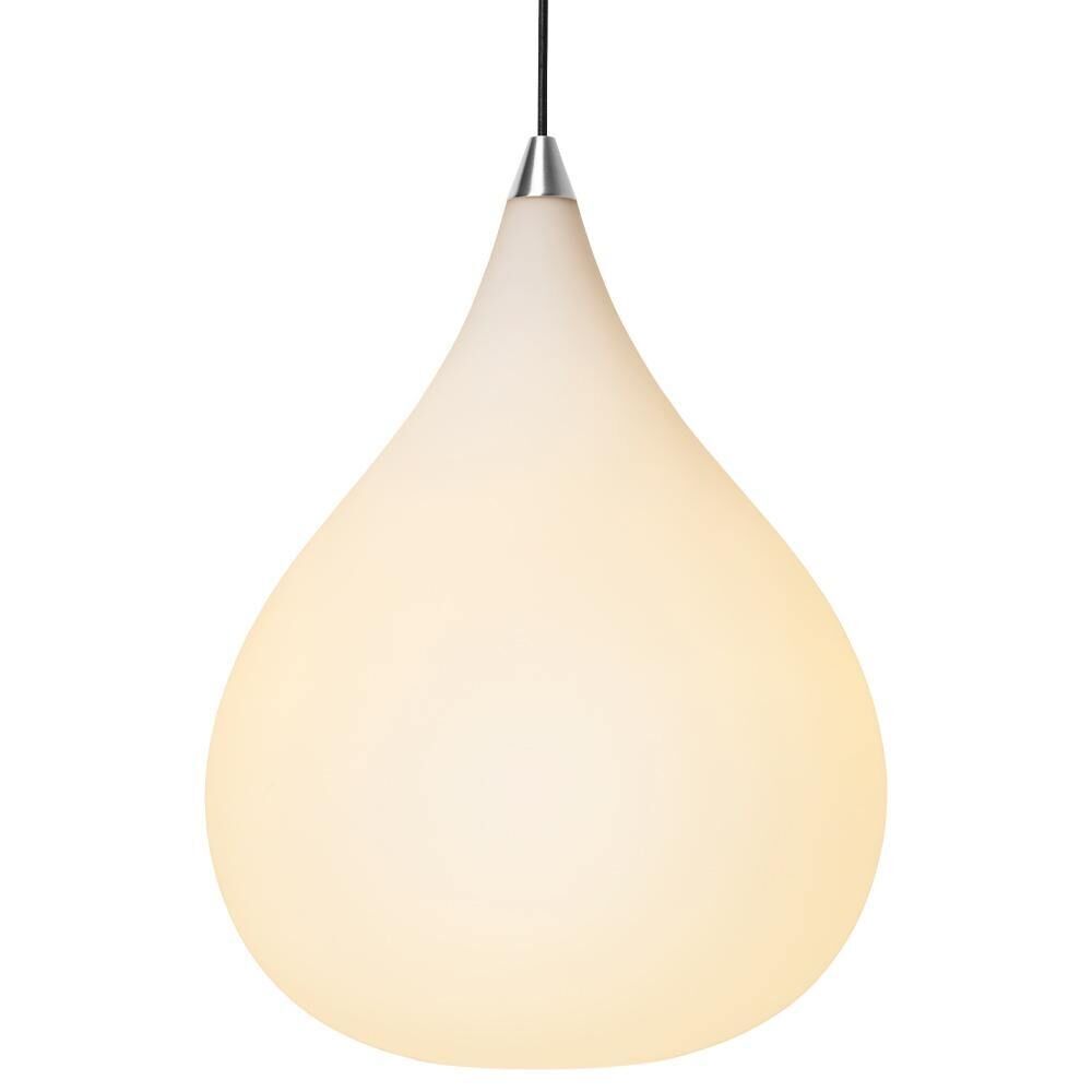 Drops Taklampa &Oslash;38 Opal Glas/Aluminium