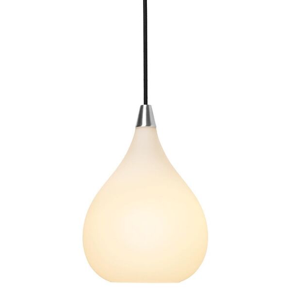Lampa Wisząca Drops Ø17 Szkło opalowe/Aluminiowy
