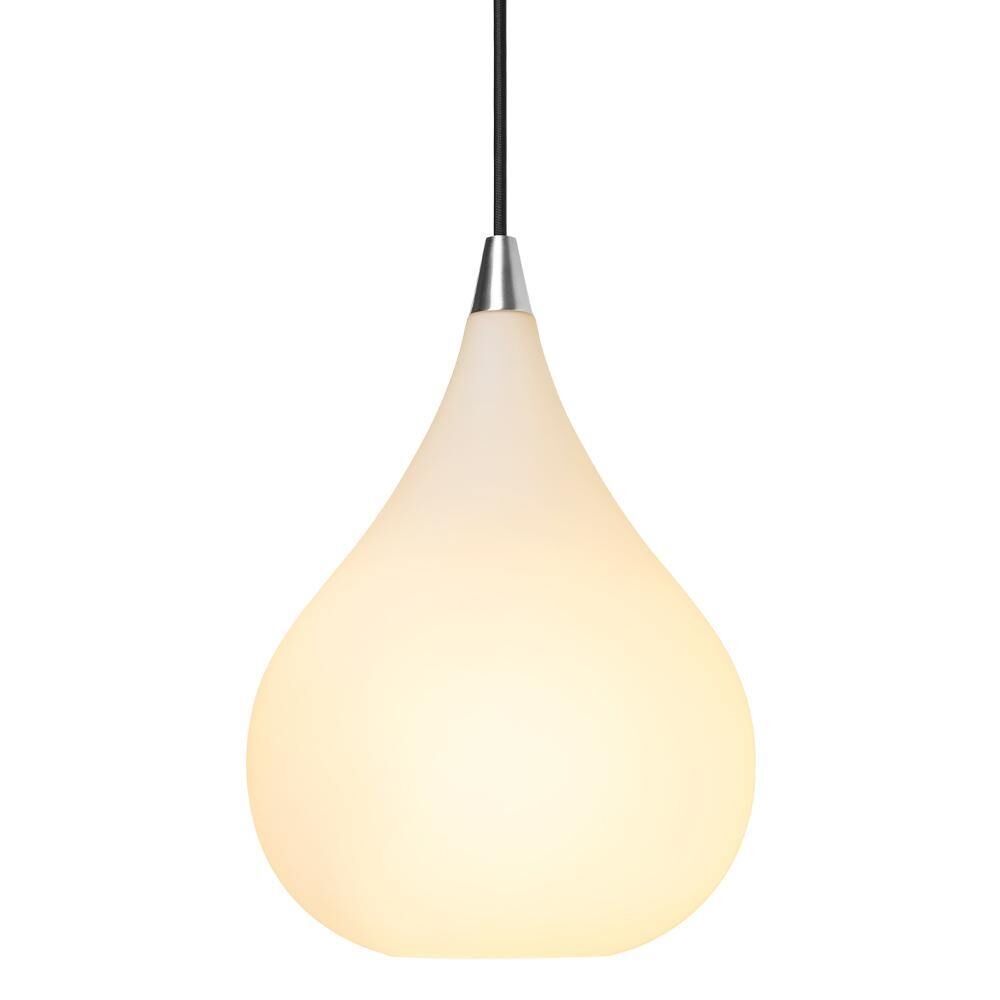 Drops Taklampa &Oslash;23 Opal Glas/Aluminium