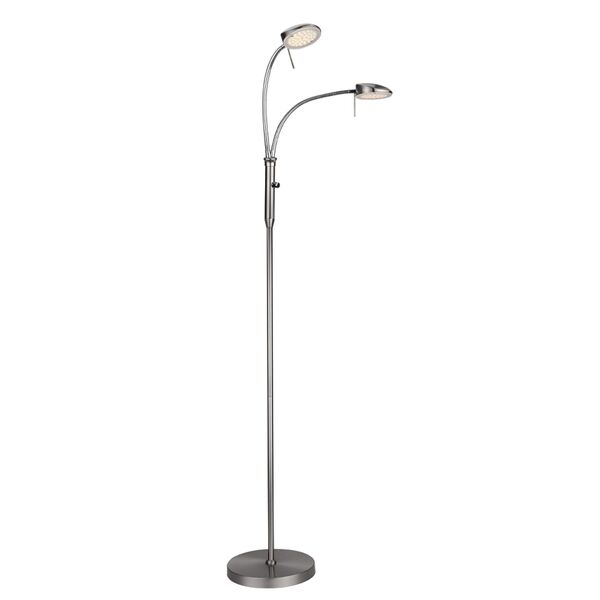 Vegas Vloerlamp 2-armig B-Steel