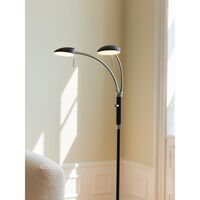 Lampadaire à 2 Bras en Acier B