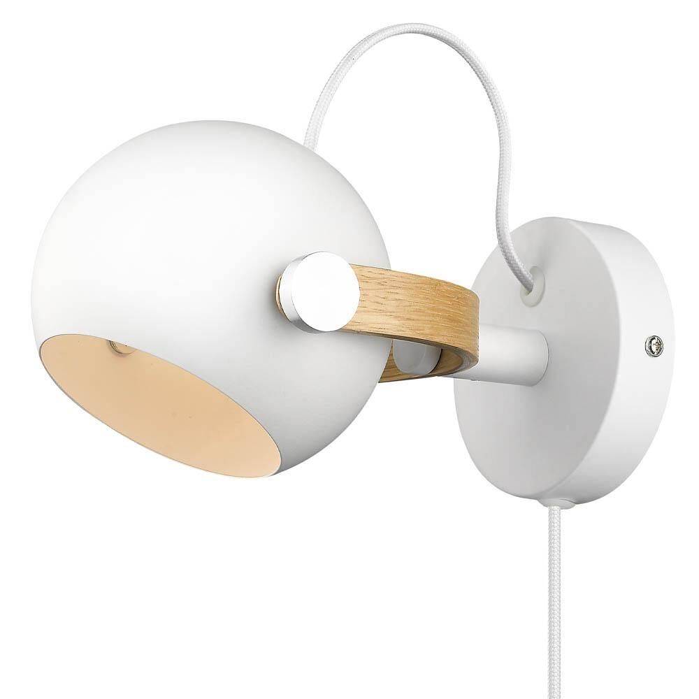 DC V&auml;gglampa &Oslash;12 Vit/Ek