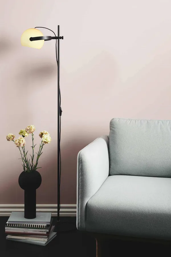 D.C Gulvlampe Ø18 Sort/Eg